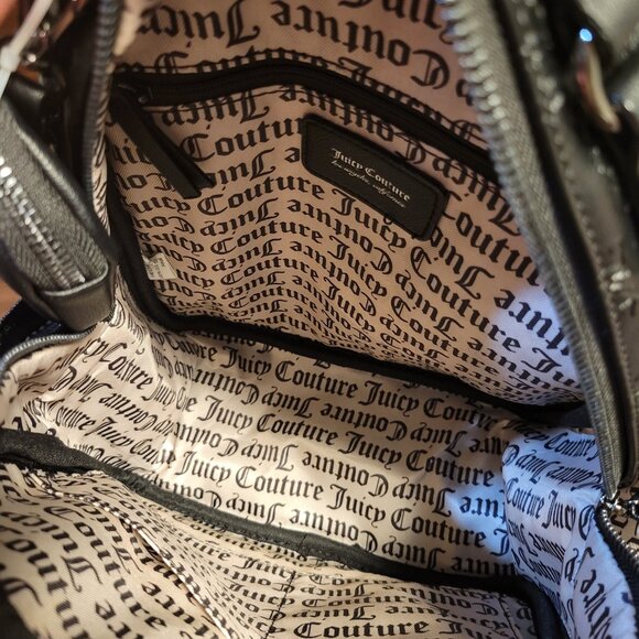 NWT Juicy Couture All About That Bling Backpack- Liquorice main image 5